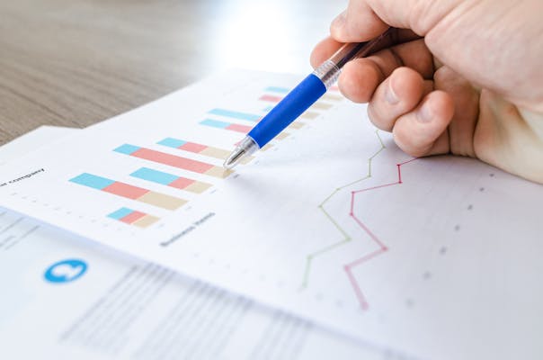 SEO analytics dashboard showing search performance