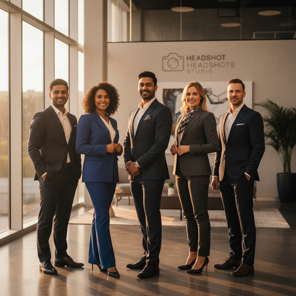 Corporate team shoot