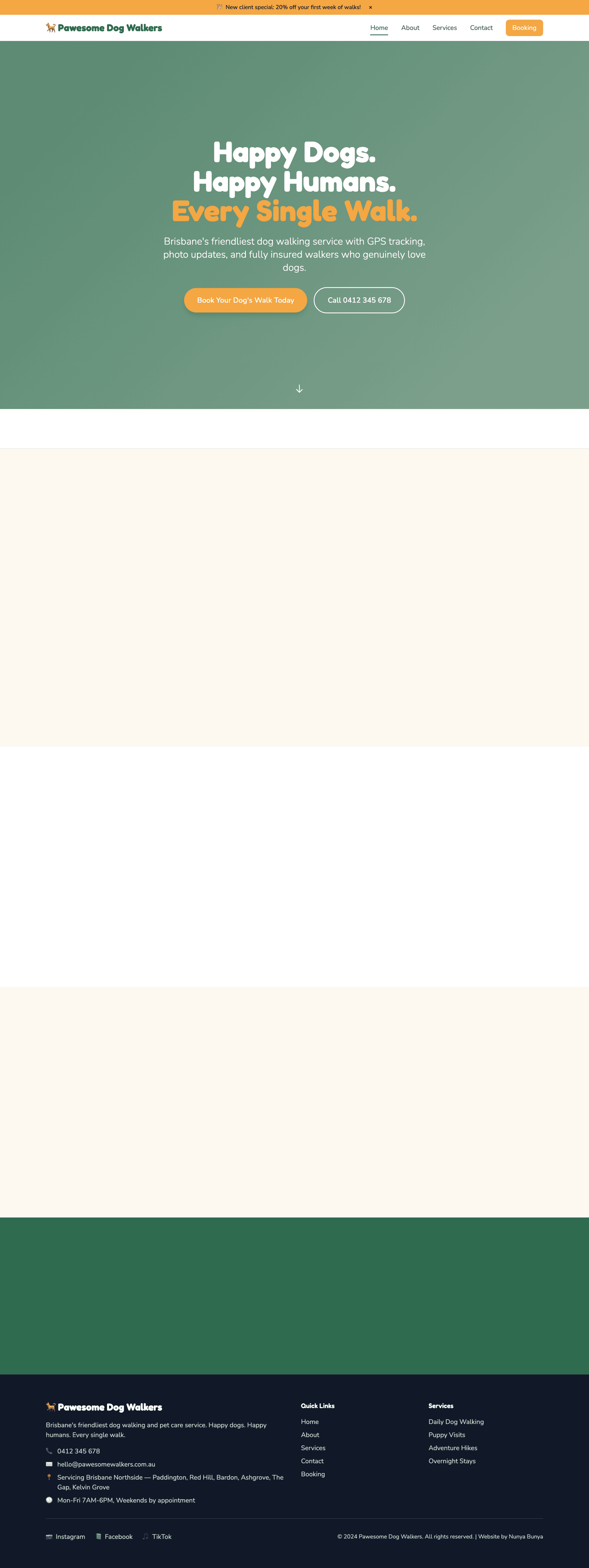 After — new website