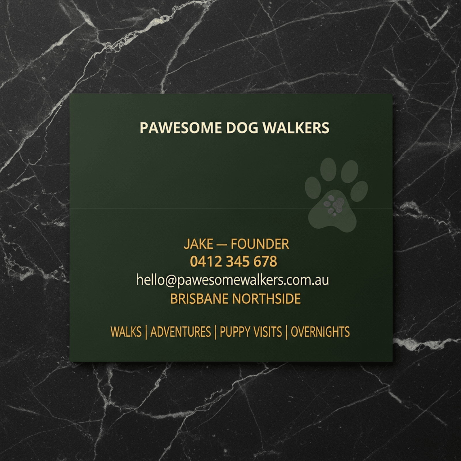 Business Card — Back