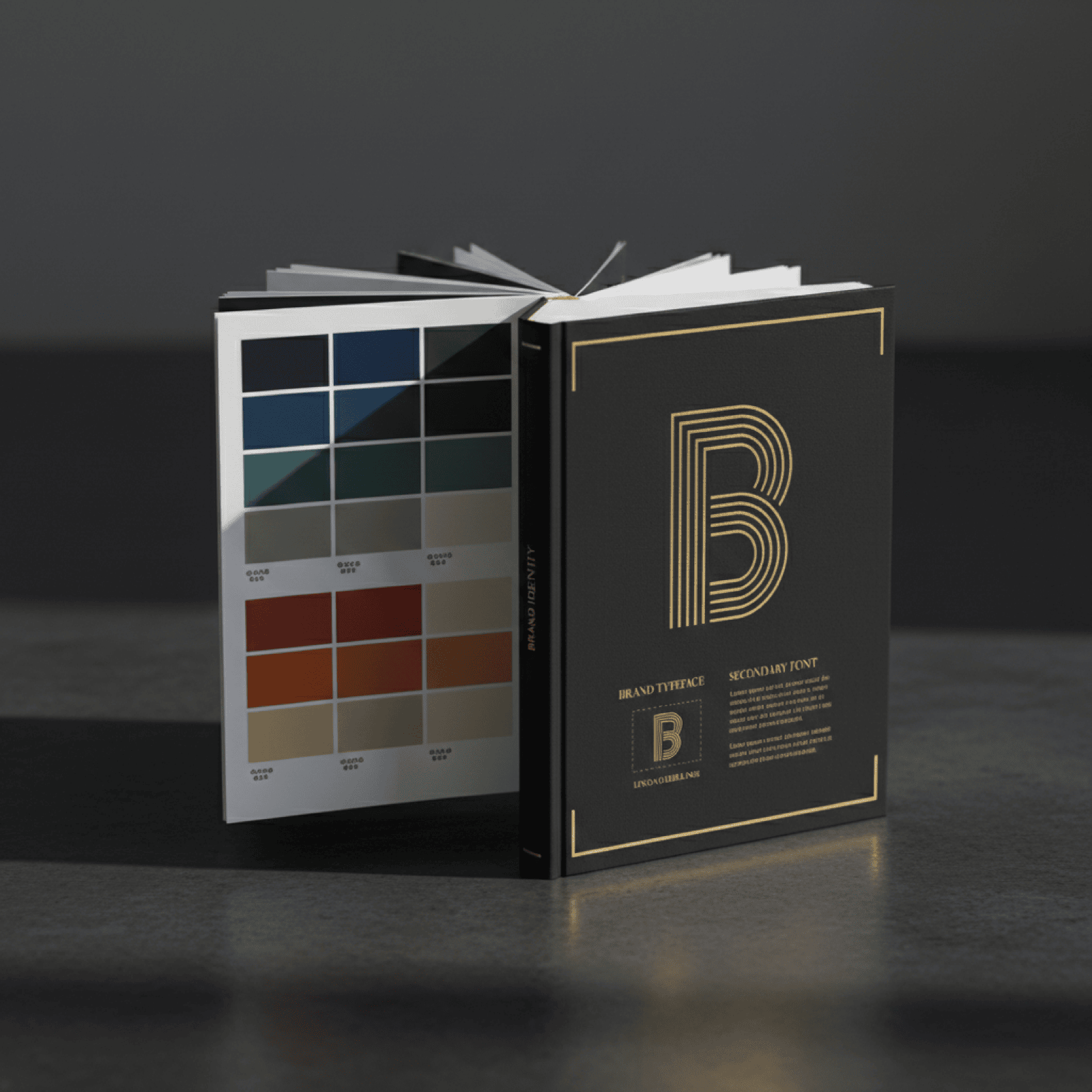 Printed Brand Book mockup